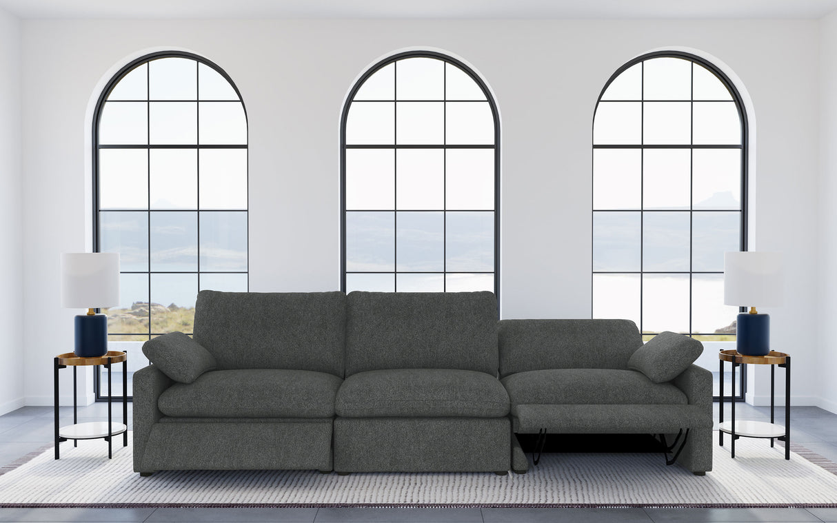 Collins Modular Power Sofa in Dark Grey