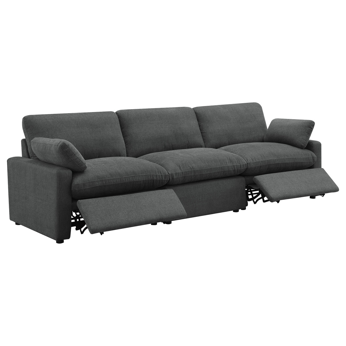 Collins Modular Power Sofa in Dark Grey