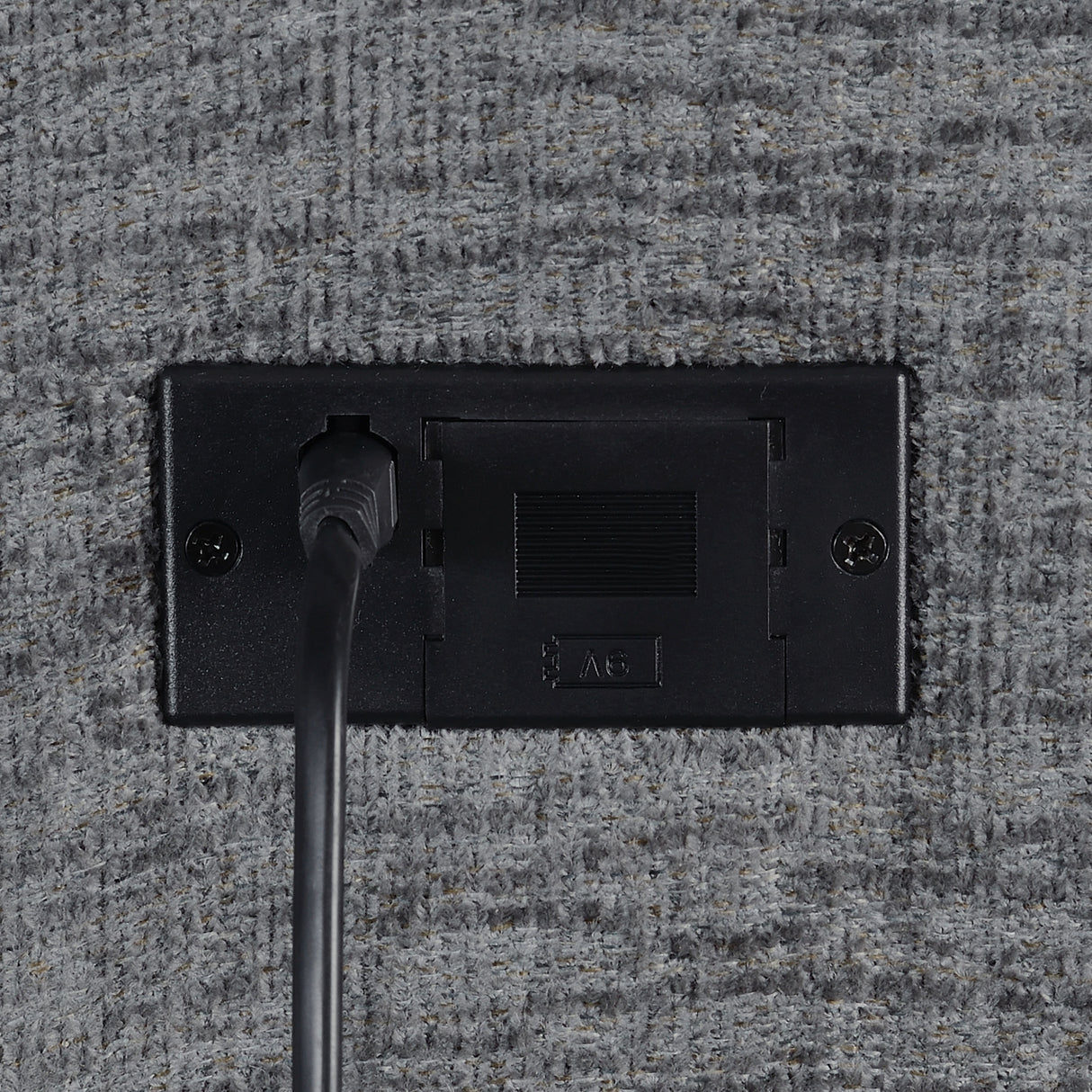 Bahrain 5-Piece Power Home Theater Seating Charcoal