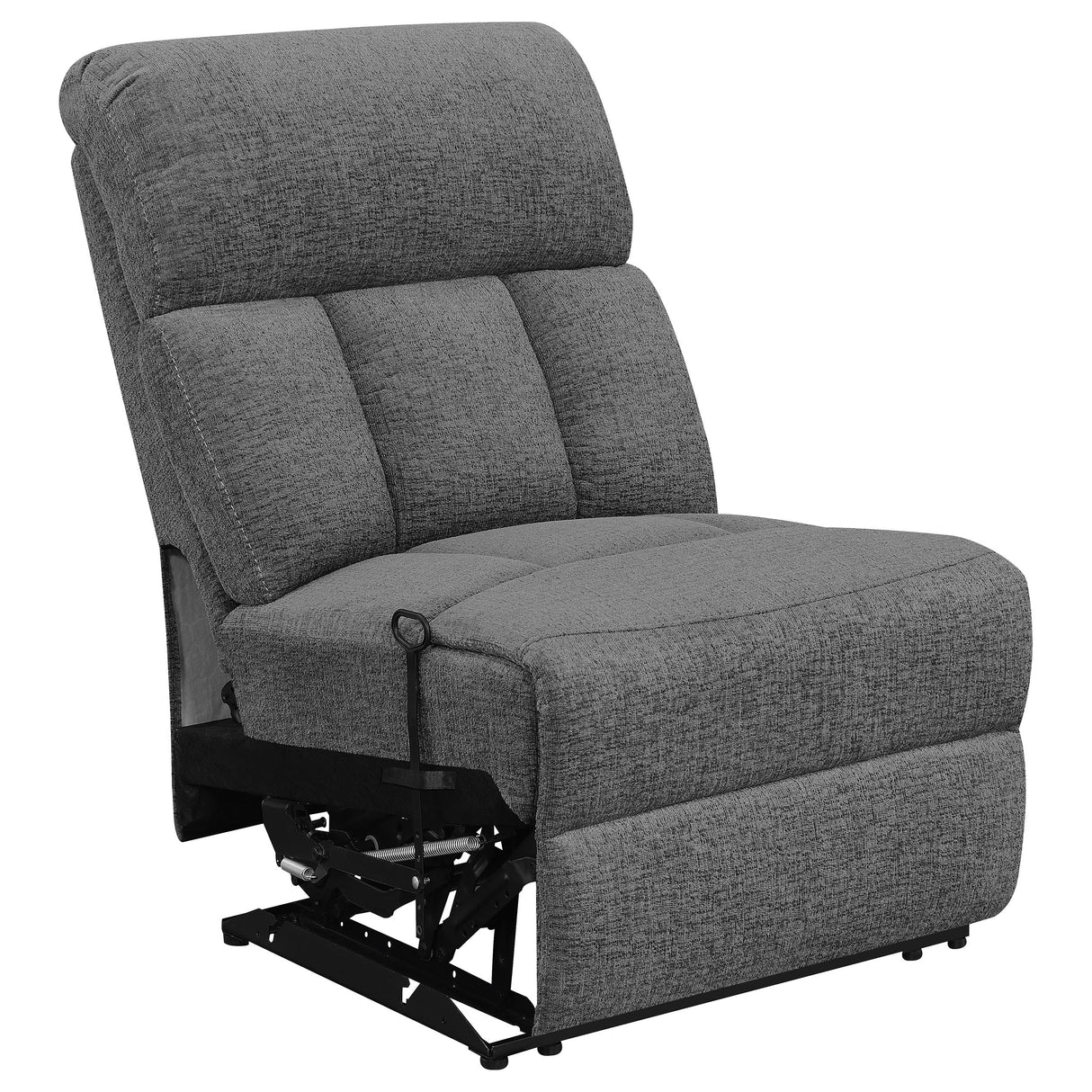 Bahrain 5-Piece Upholstered Home Theater Seating Charcoal