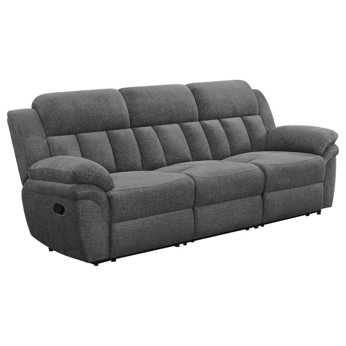 Bahrain Upholstered Motion Sofa in Charcoal