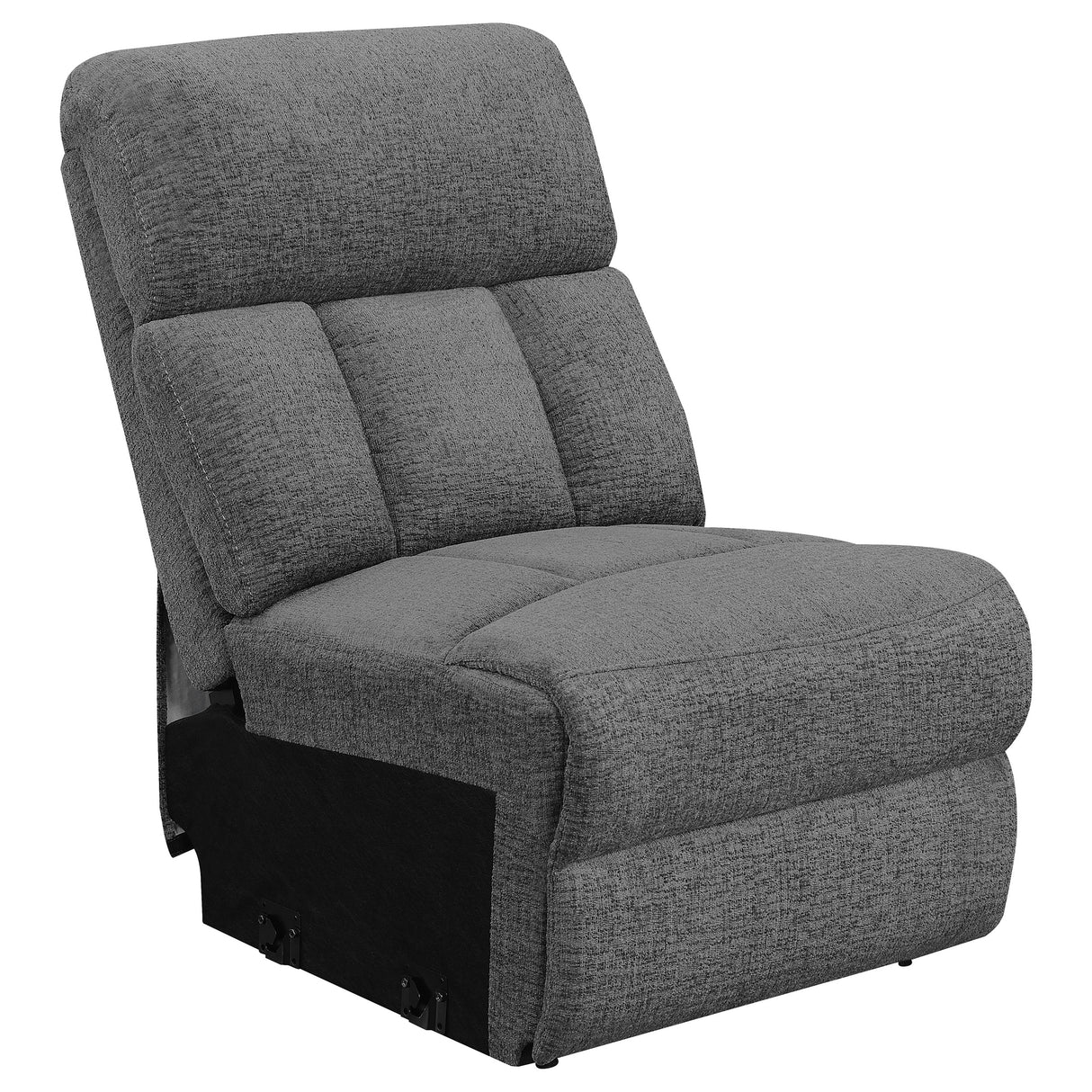 Bahrain Upholstered Motion Sofa in Charcoal