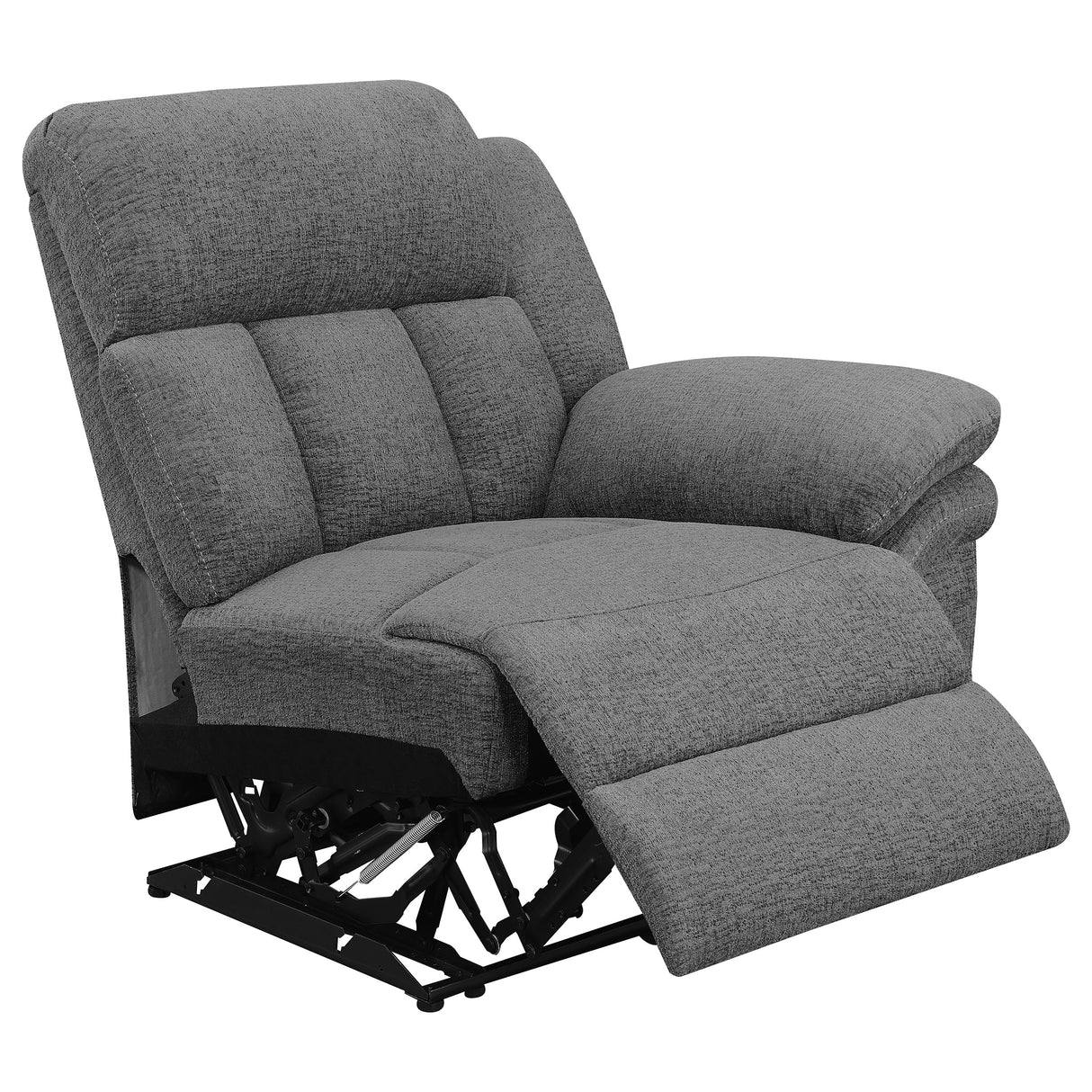 Bahrain Upholstered Motion Sofa in Charcoal