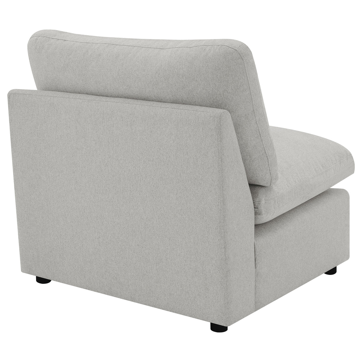 Collins Modular Armless Chair - Grey