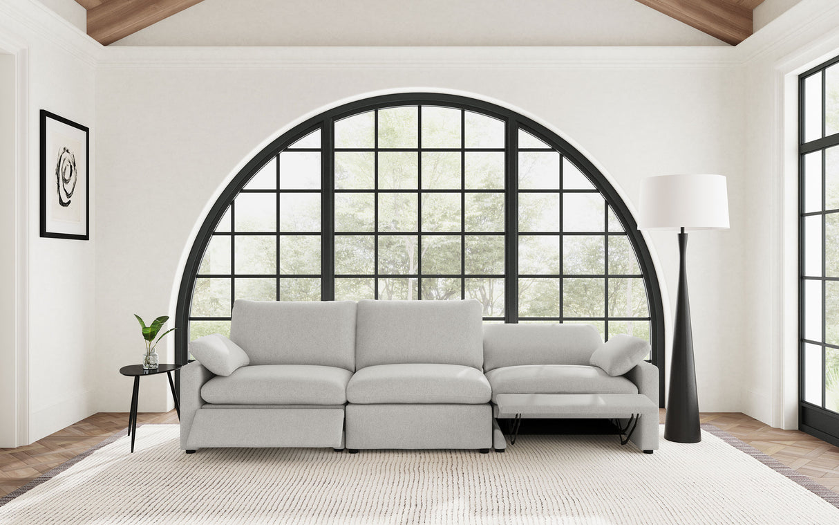 Collins Modular Power Sofa in Grey