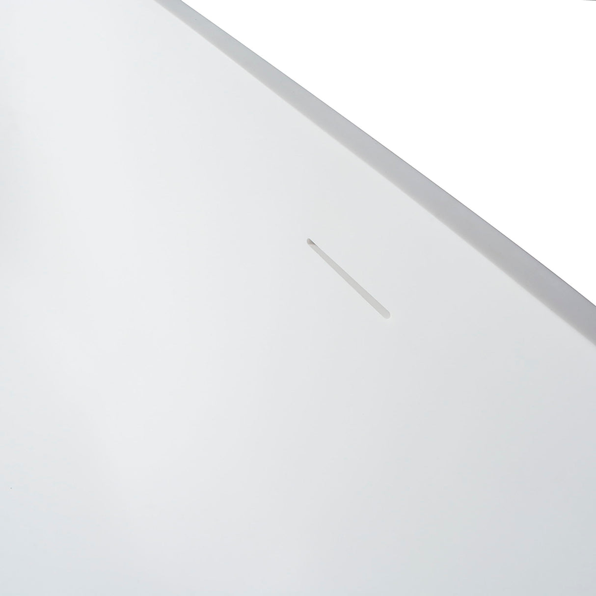 Small Size Stone Resin Solid Surface Oval Shape Freestanding Bathtub For The Bathroom - Matte White