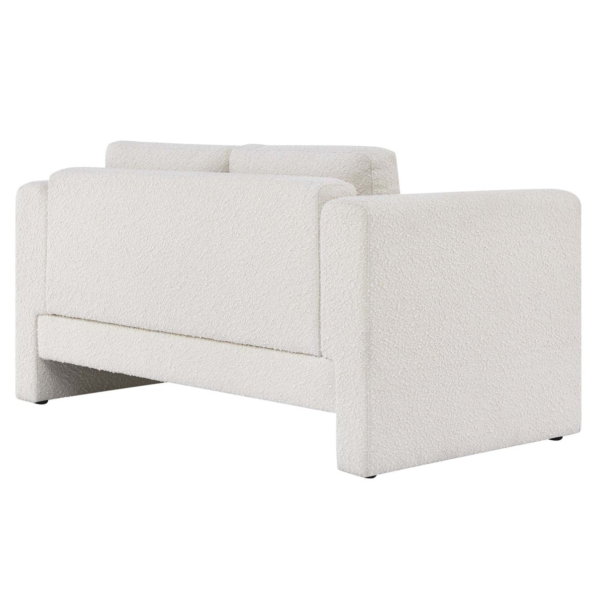 61 - Inch Visible Boucle Fabric Upholstered Loveseat - Loveseats available at Alpine Outlets in Denver