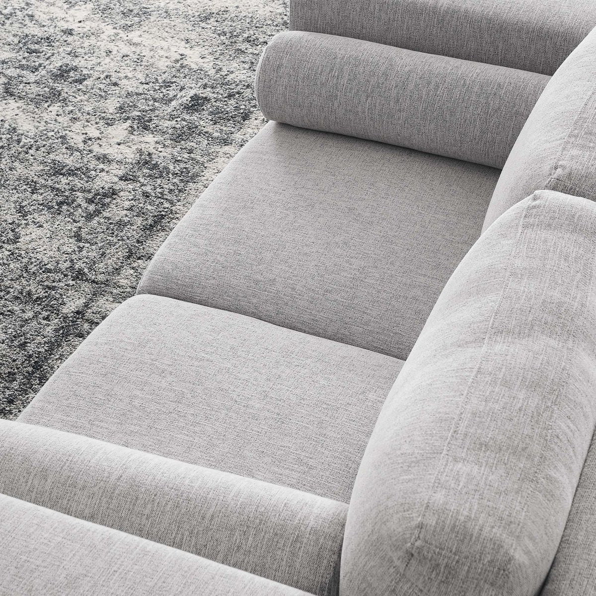 61 - Inch Visible Heathered Fabric Loveseat - Loveseats available at Alpine Outlets in Denver