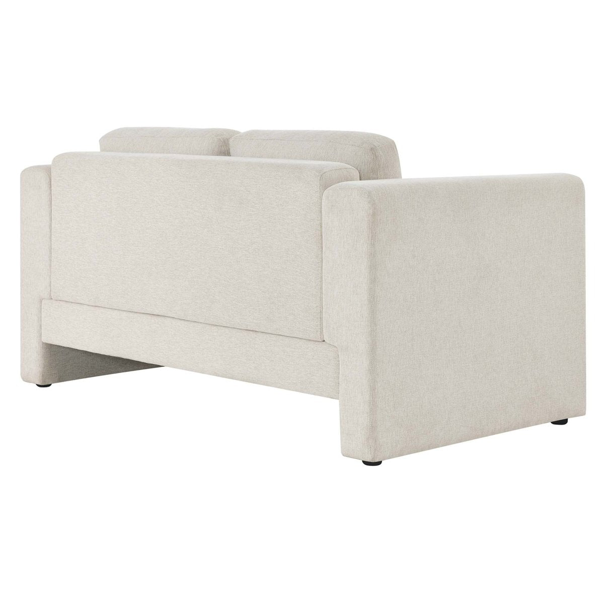 61 - Inch Visible Heathered Fabric Loveseat - Loveseats available at Alpine Outlets in Denver