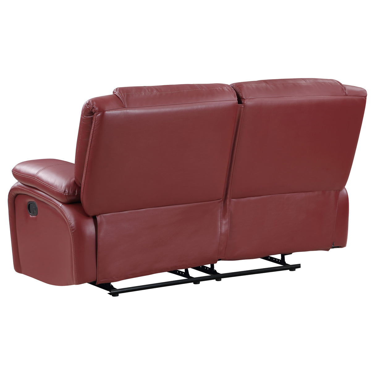 Camila Upholstered Motion Reclining Loveseat - Red