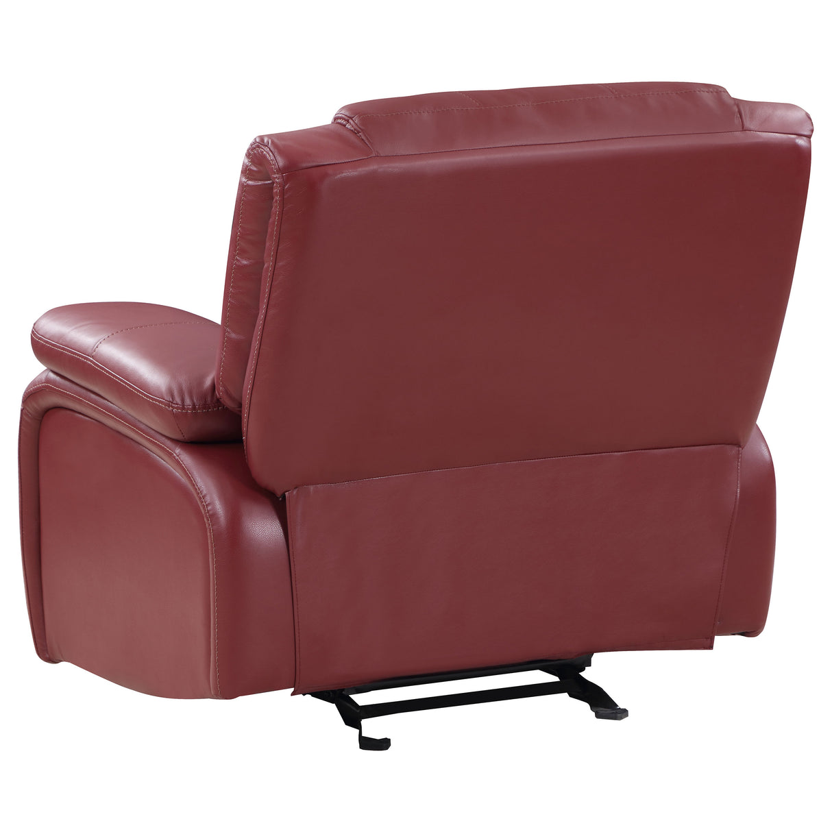 Camila Upholstered Glider Recliner Chair - Red