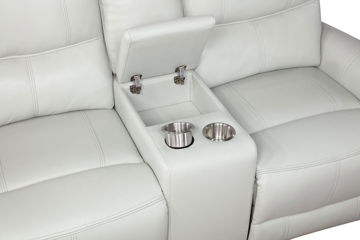 Greenfield 2-Piece Power Reclining Sofa Set Dove Grey