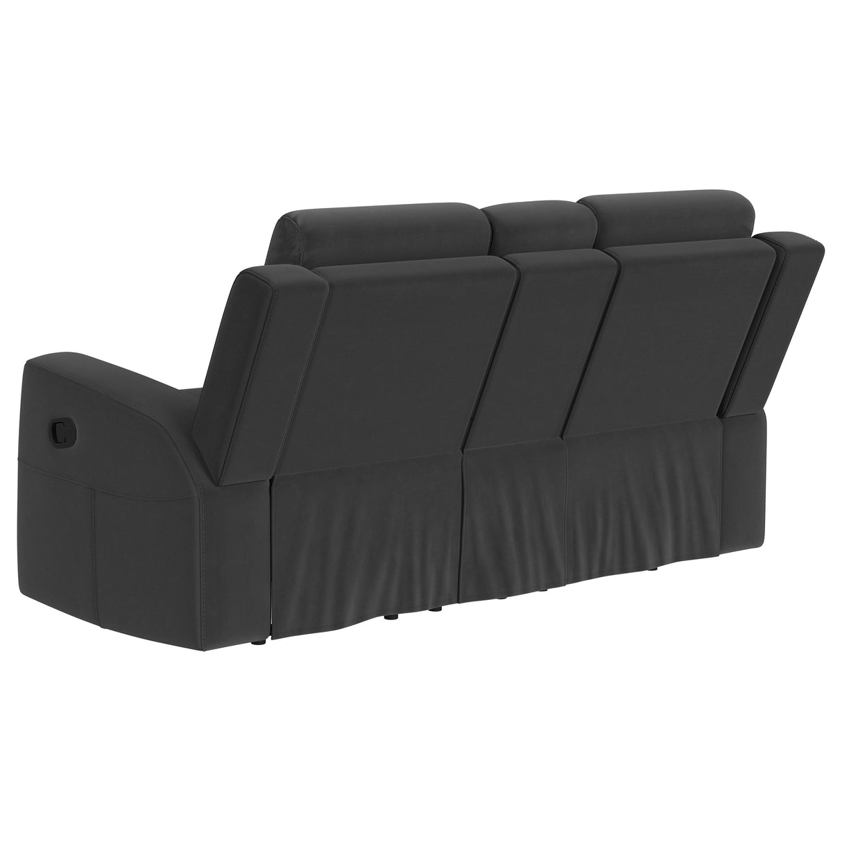 Brentwood 2-Piece Reclining Sofa Set Charcoal