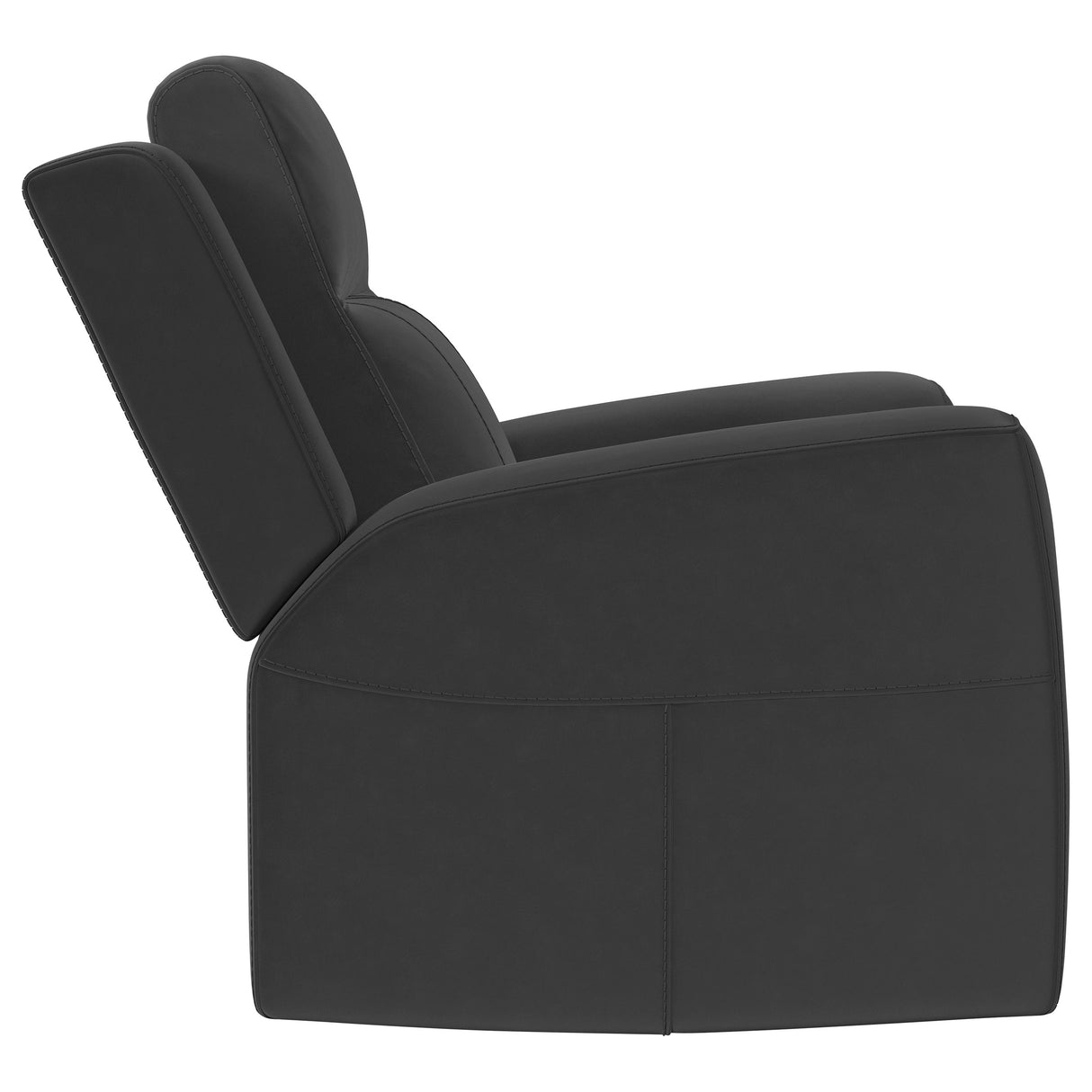 Brentwood Upholstered Rocker Recliner - Dark Charcoal