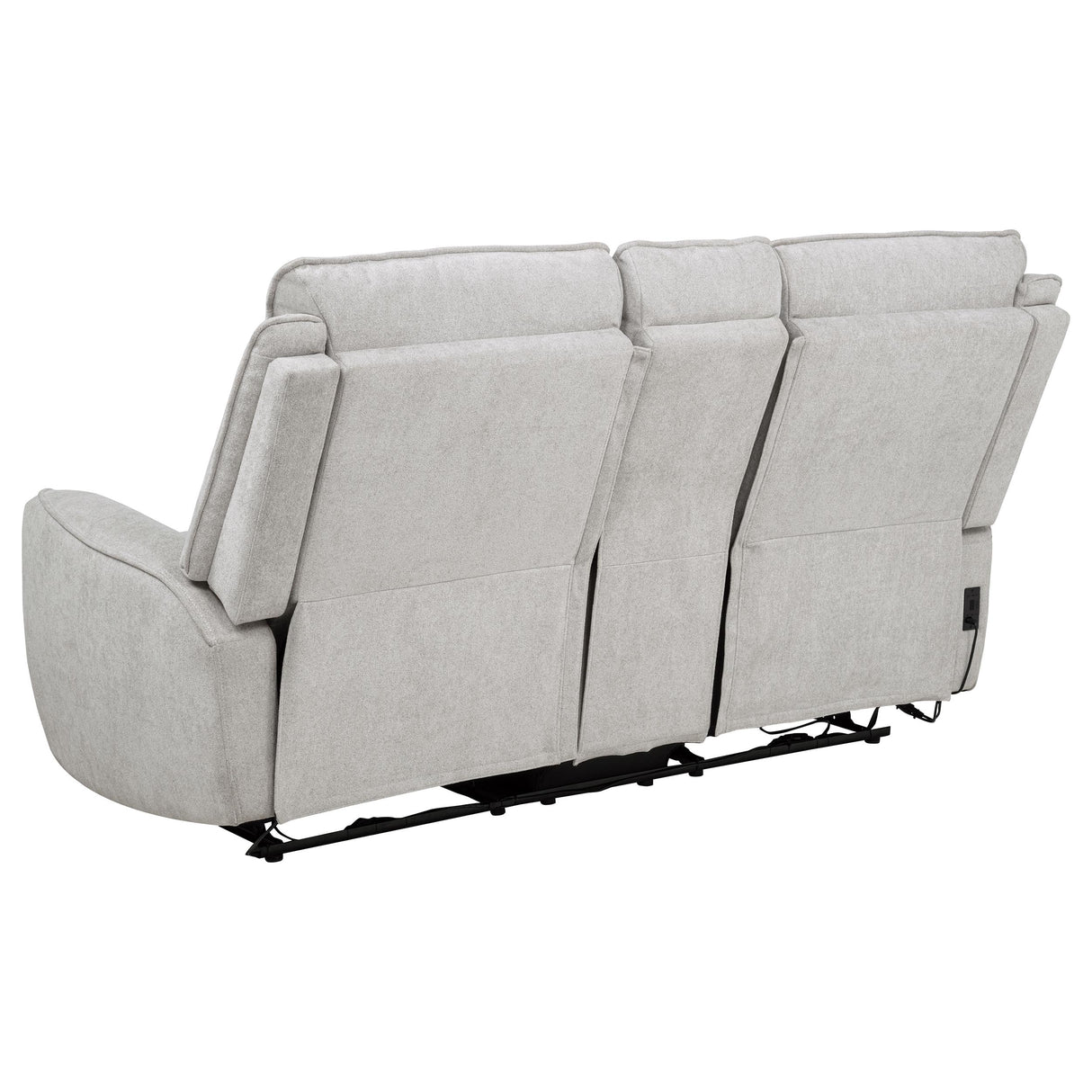 Sylmar Chenille Power Reclining Loveseat, Dove Grey