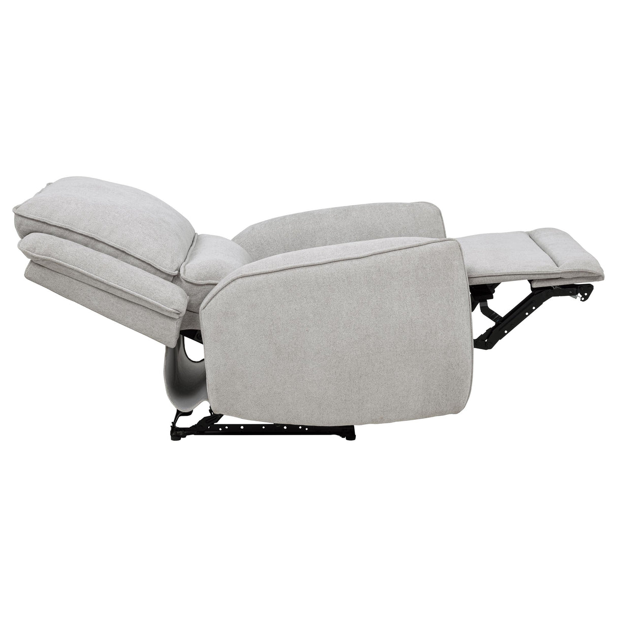 Sylmar Chenille Power Recliner in Dove Grey