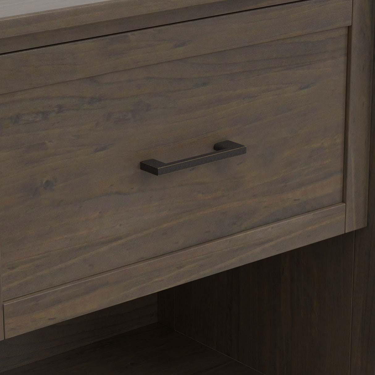 Ela - Bedside Table - Smoky Brown