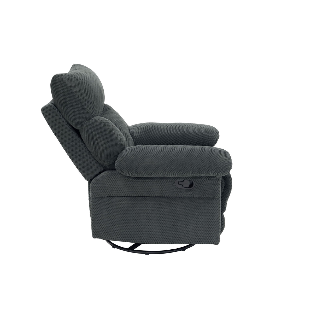 Swivel Rocker Recliner Chair With Manual Recline For Living Room