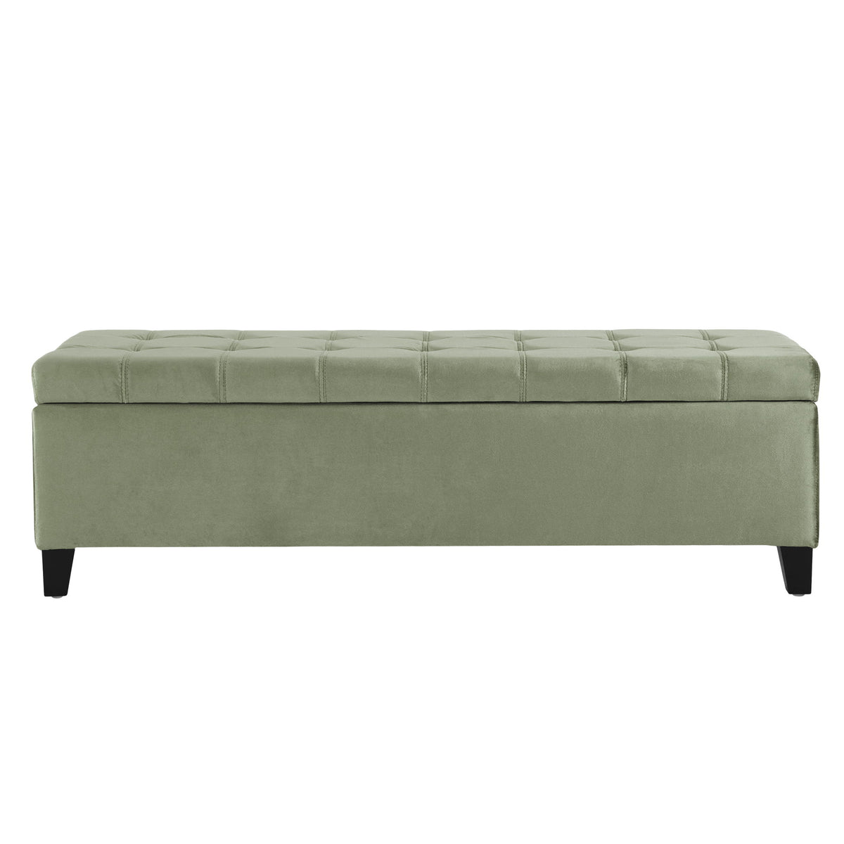 Wendover - Elegant Tufted Storage Bench With Lift-Up Top And Birch Wood Legs
