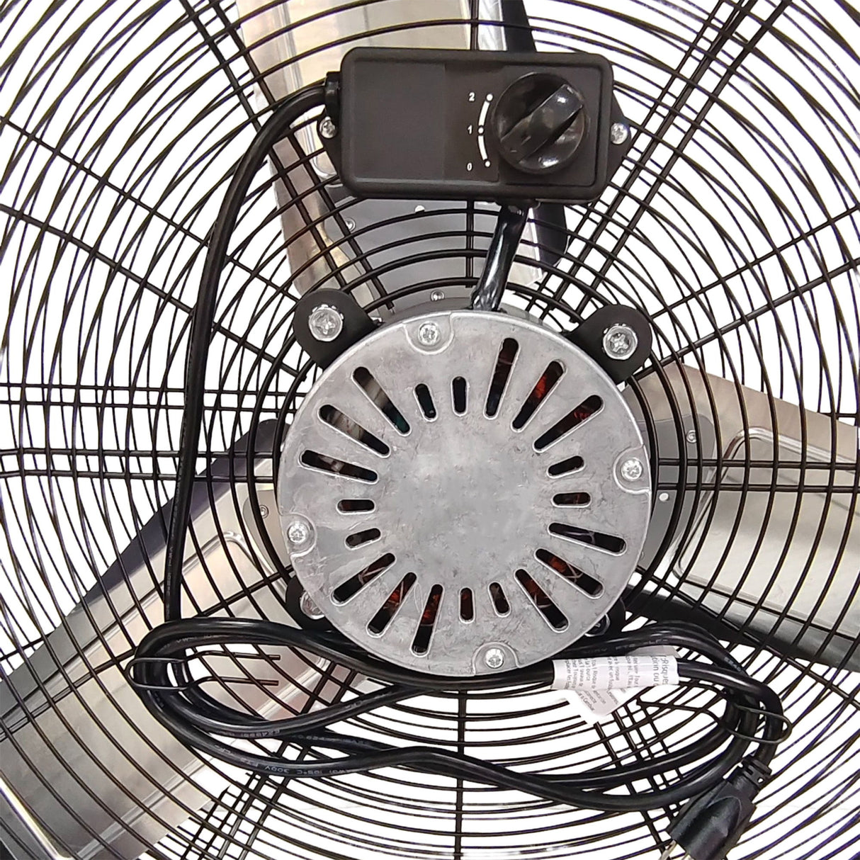 Velocity Drum Fan With 2 Speed - Black