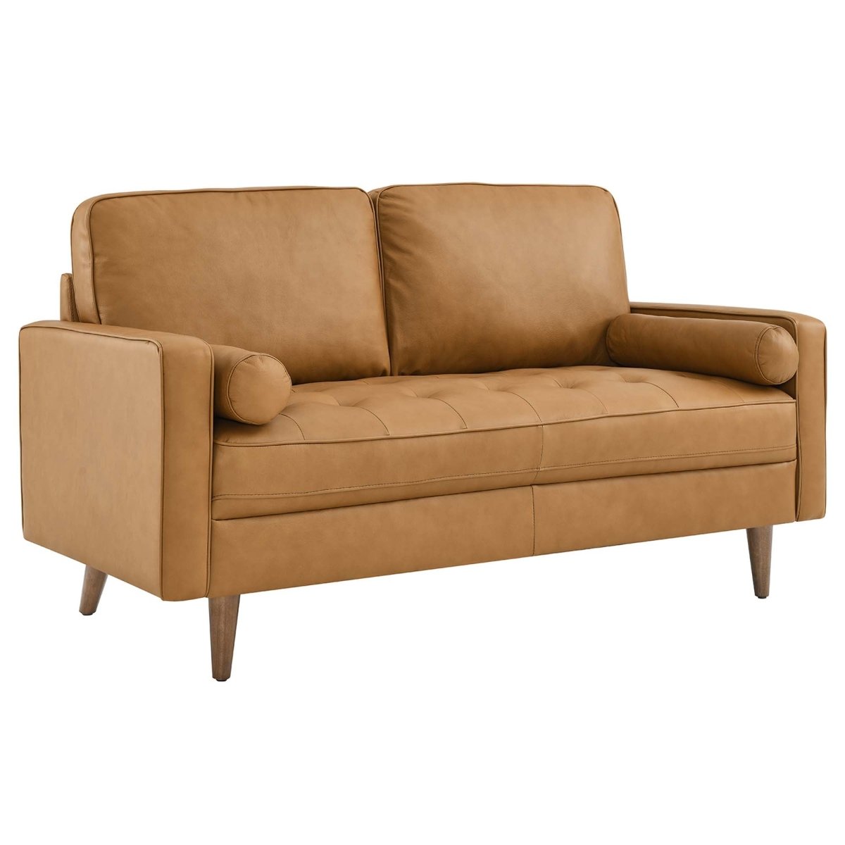 62 - Inch Valour Top - Grain Leather Loveseat - Loveseats available at Alpine Outlets in Denver