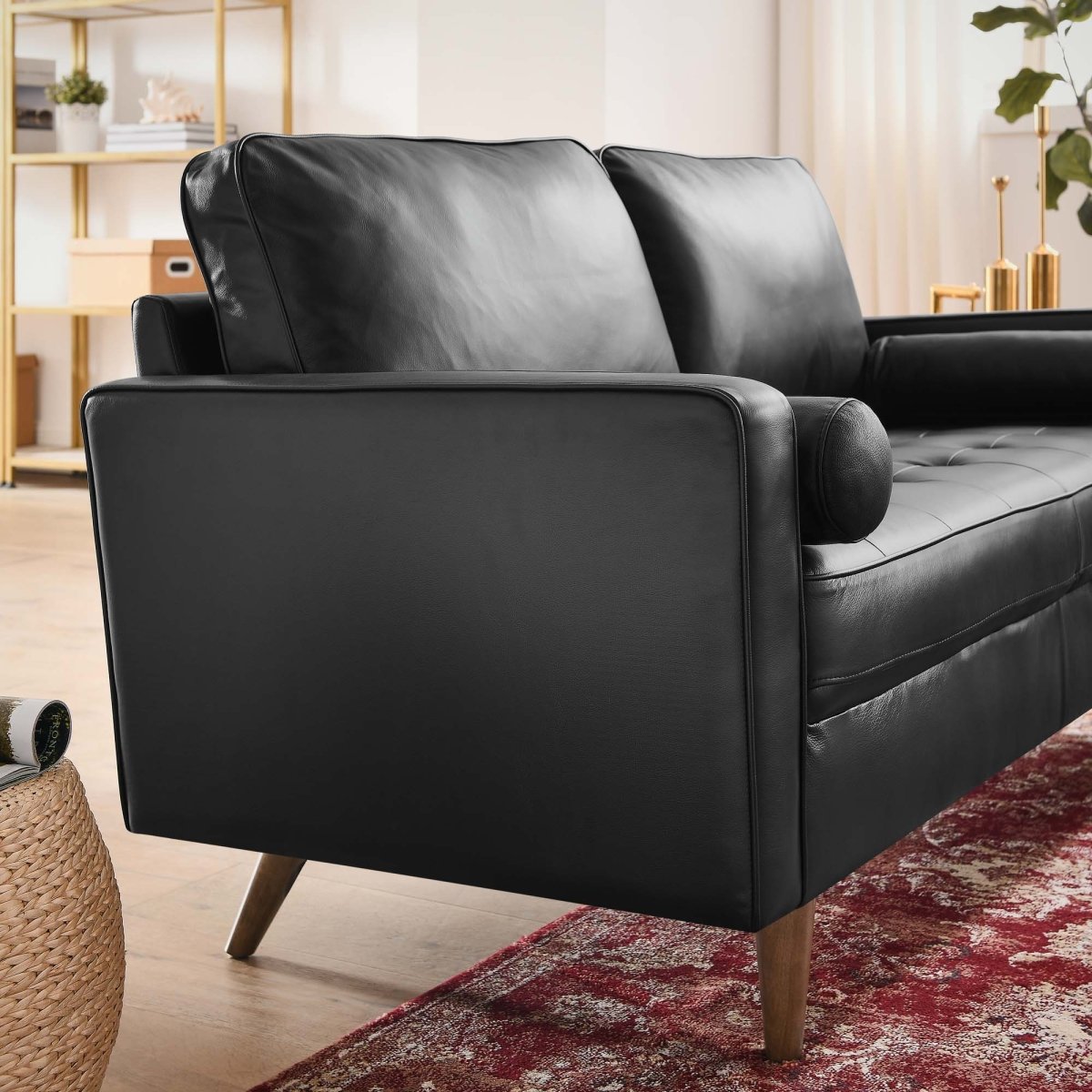 62 - Inch Valour Top - Grain Leather Loveseat - Loveseats available at Alpine Outlets in Denver
