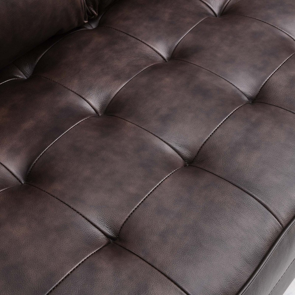 62 - Inch Valour Top - Grain Leather Loveseat - Loveseats available at Alpine Outlets in Denver