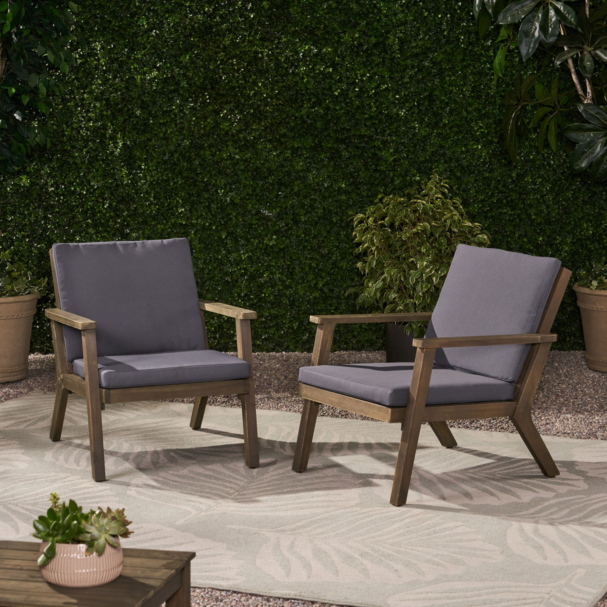 Outdoor Club Chair With Cushion