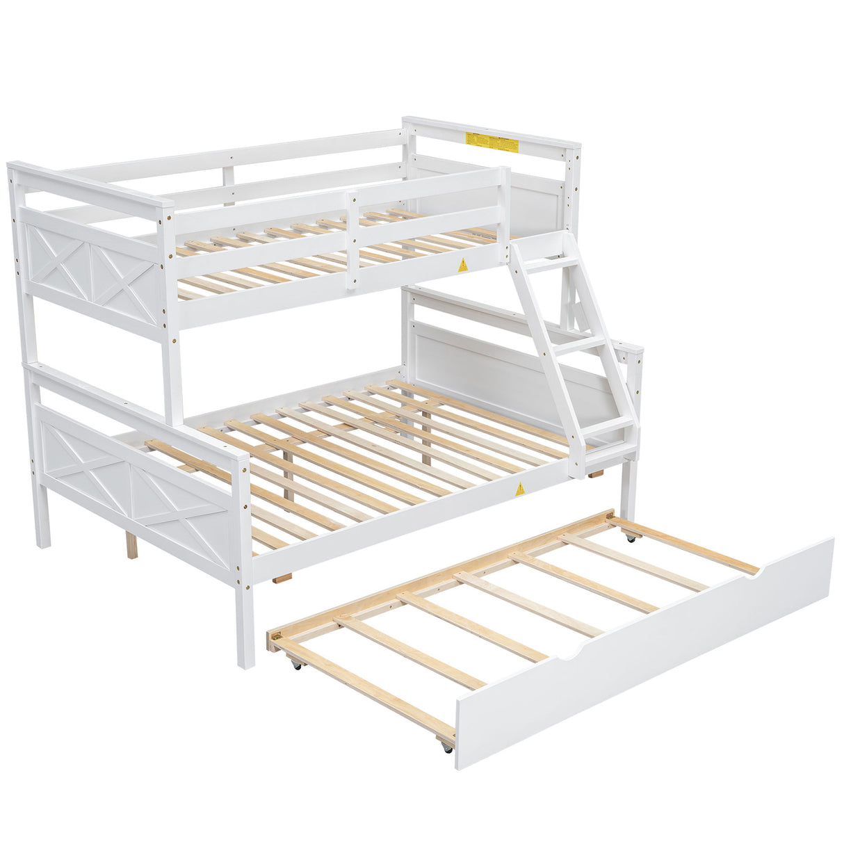 Bunk Bed & Ladder And Safety Guardrail