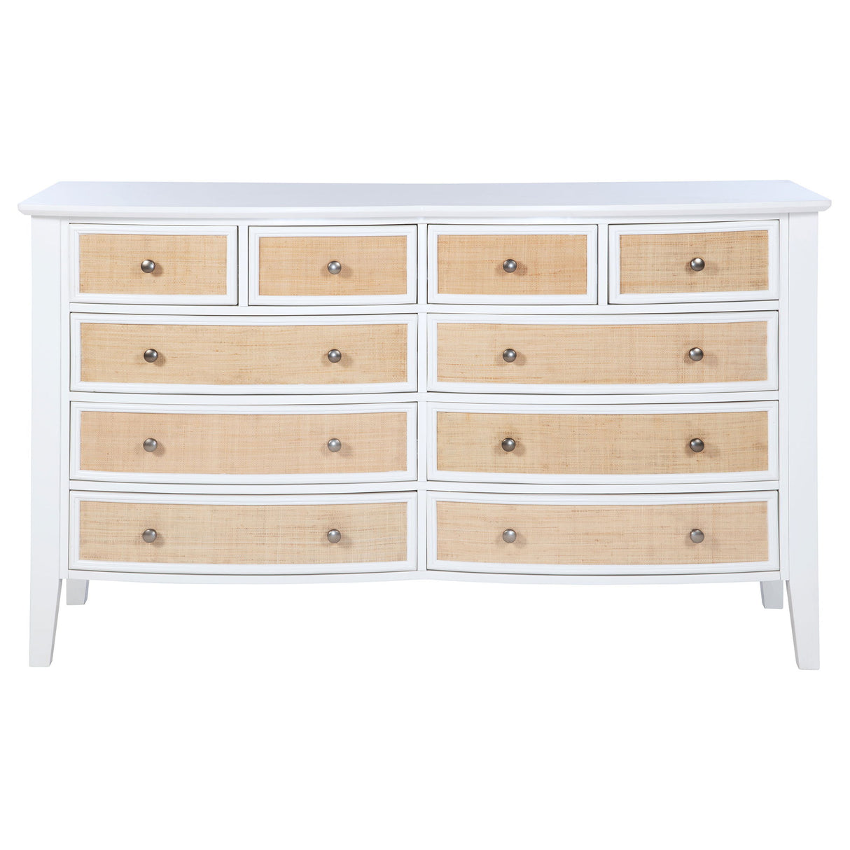 Talia - 10 Drawer Dresser Cabinet - White