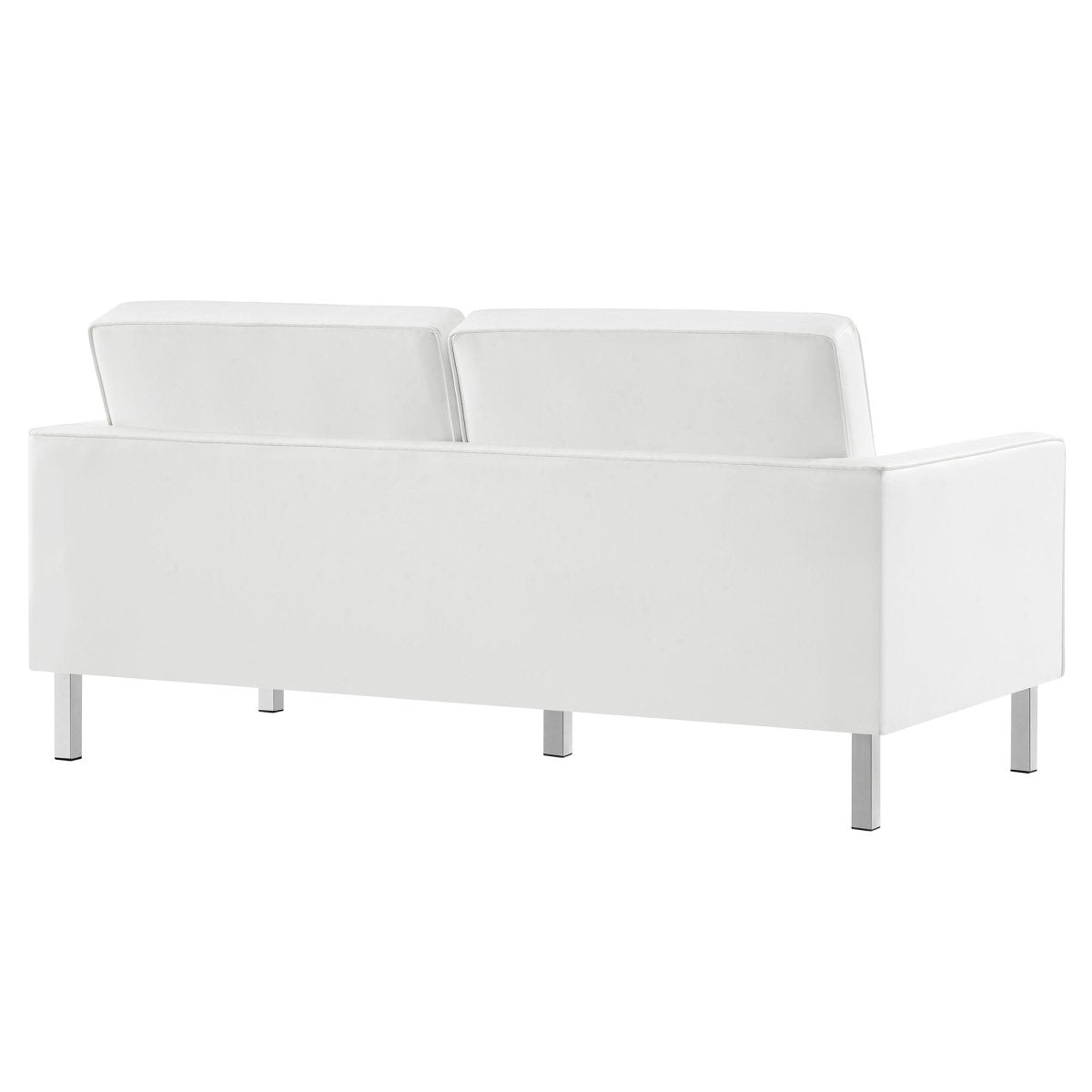 63 - Inch Loft Tufted Vegan Leather Loveseat - Loveseats available at Alpine Outlets in Denver