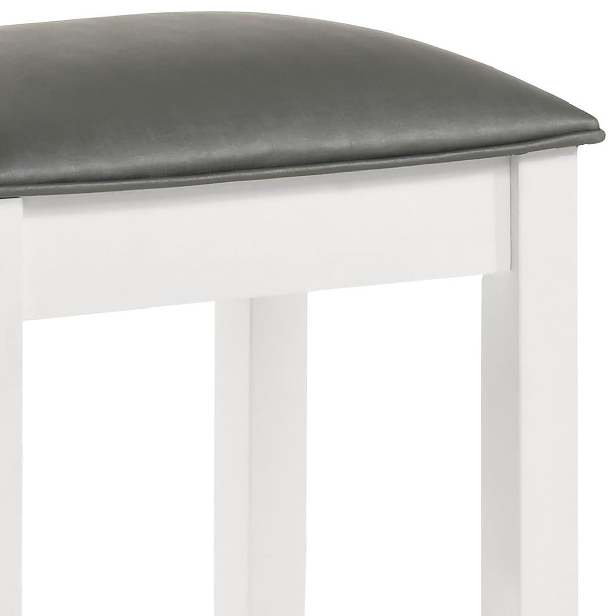 Vanity Stool With Padded Seat