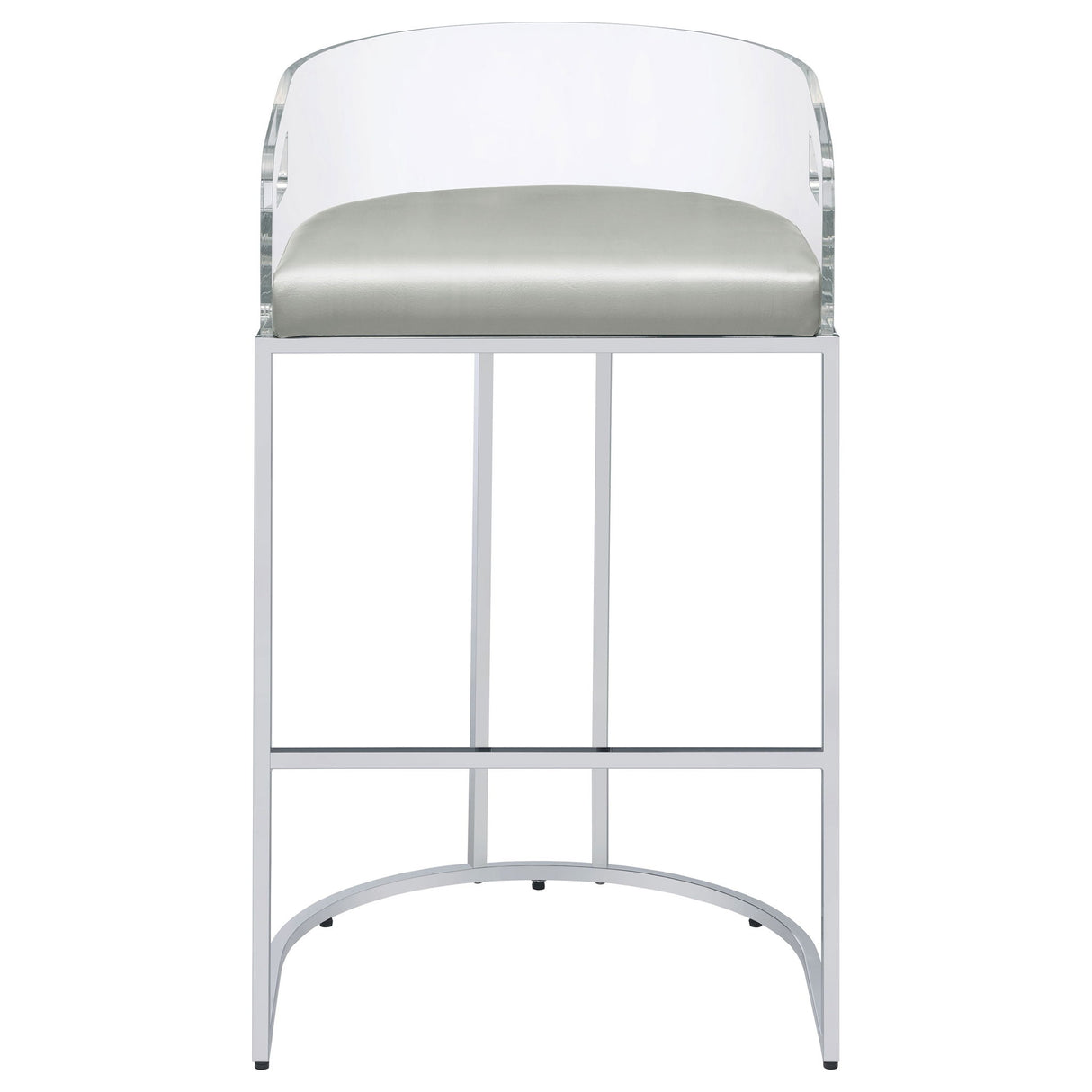 Mello - Upholstered Bar Chair (Set of 2) - Gray