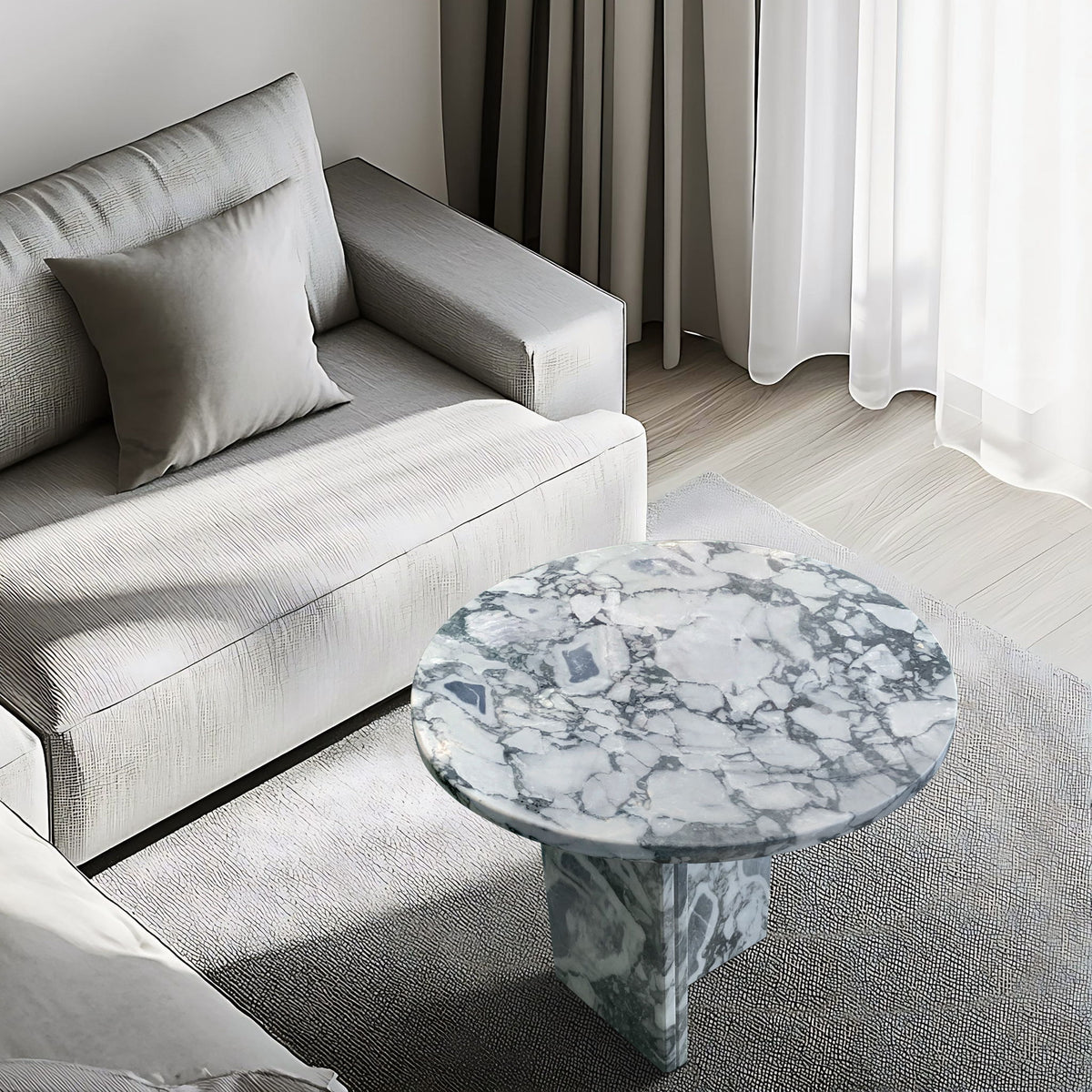 Luxury Coffee Table With Unique Veining, Unique Stone Design
