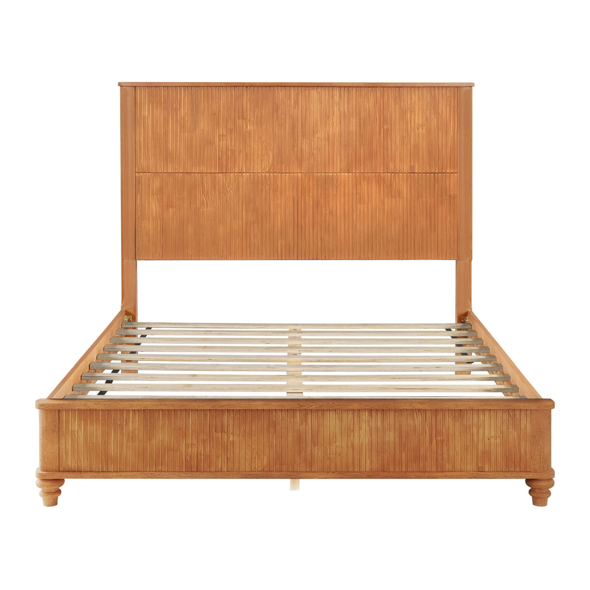 Platform Bed Frame With Tall Headboard