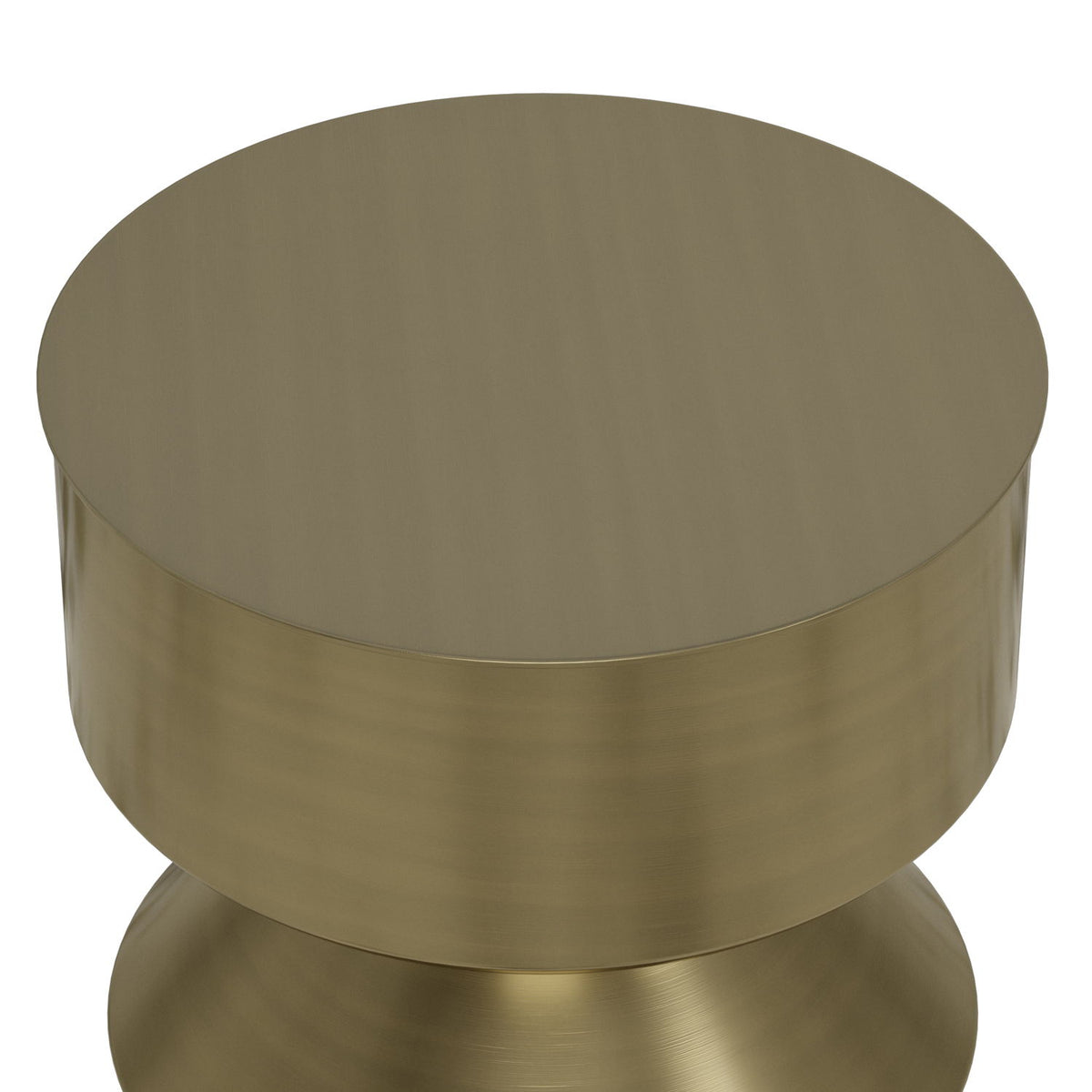Miller - Side Table - Black / Brass