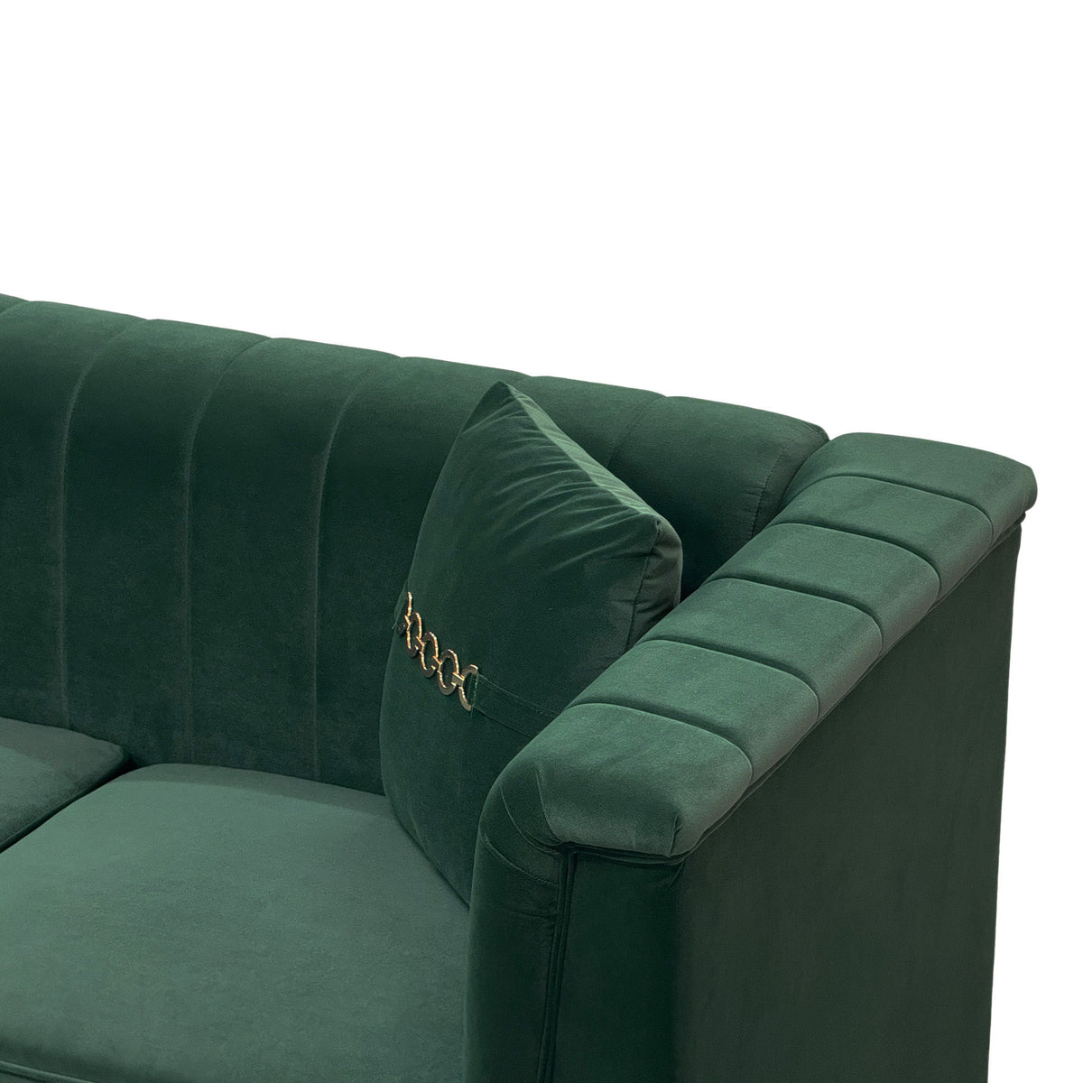 Upholstered 3 Seater Sofas Living Room Furniture (Set of 2)