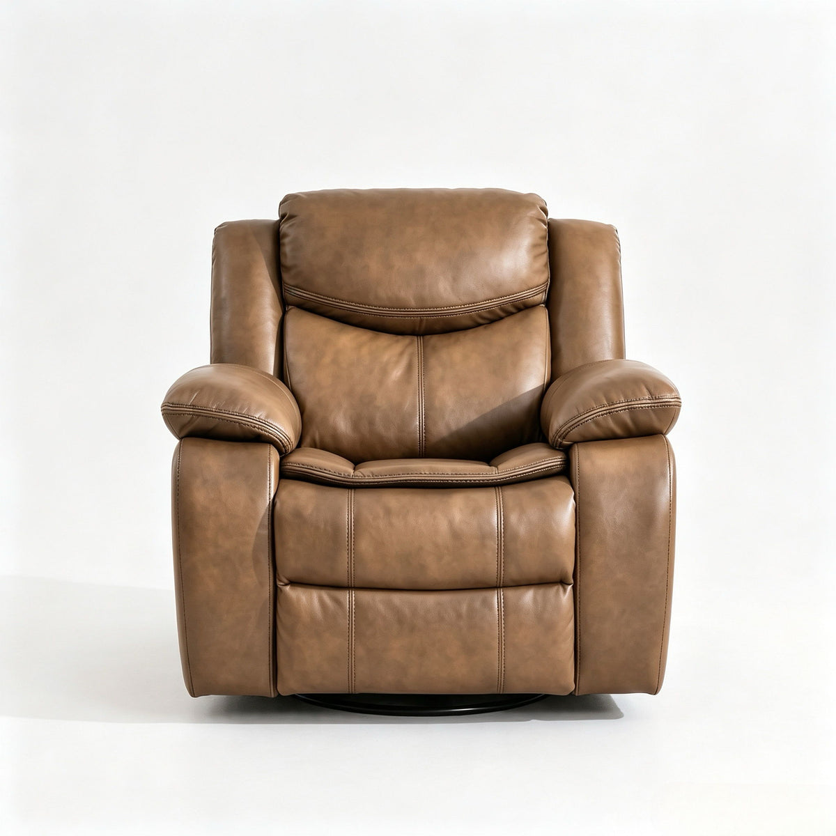 Rocker Recliner Chair With Manual Recline And 360° Swivel Base