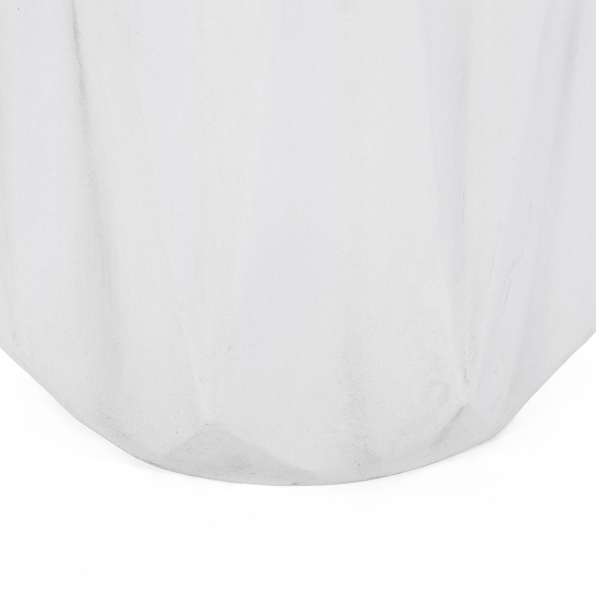 Outdoor Lightweight Concrete Side Table - Antique White