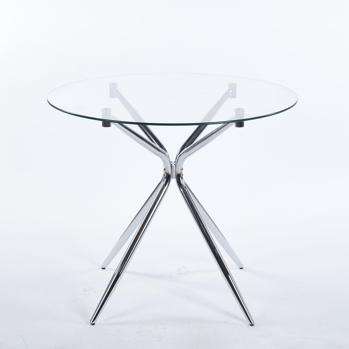 Compact Dining Table With Glass Top