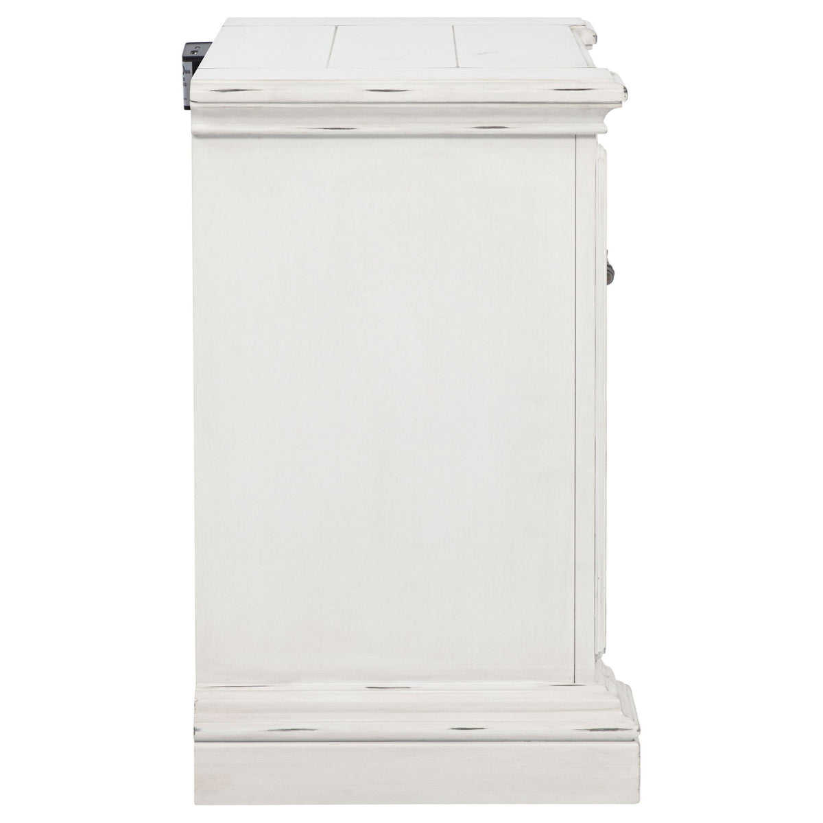 2 Drawer Nightstand With Dual USB Charging Ports - Vintage