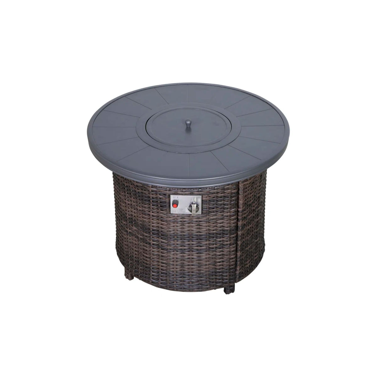 Propane Outdoor Fire Pit Table - Espresso