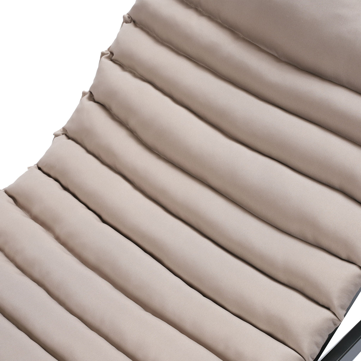 2 Piece Outdoor Chaise Lounge Chair Cushion Set