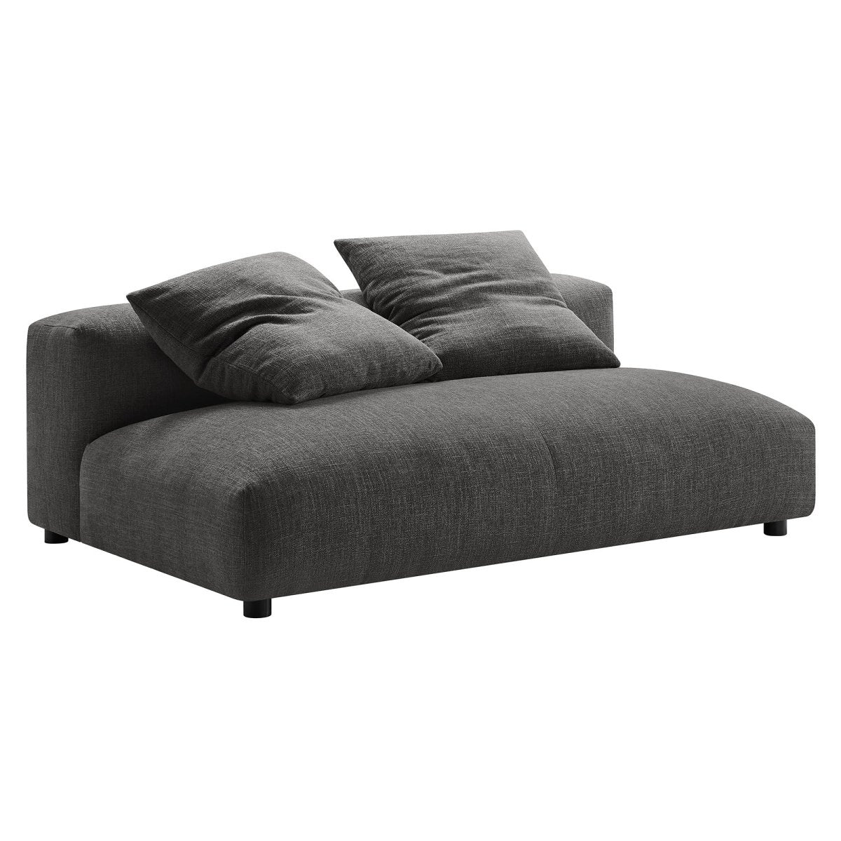 66 Inch Modular Upholstered Fabric Armless Loveseat - Loveseats available at Alpine Outlets in Denver