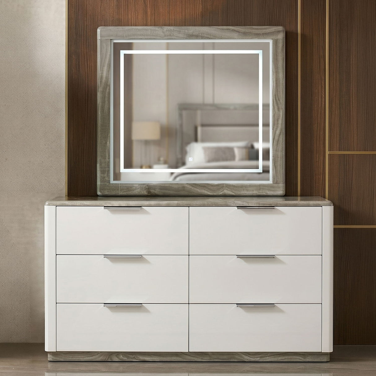 Jazz - 6 Drawer Dresser (Mirror Not Included) - White