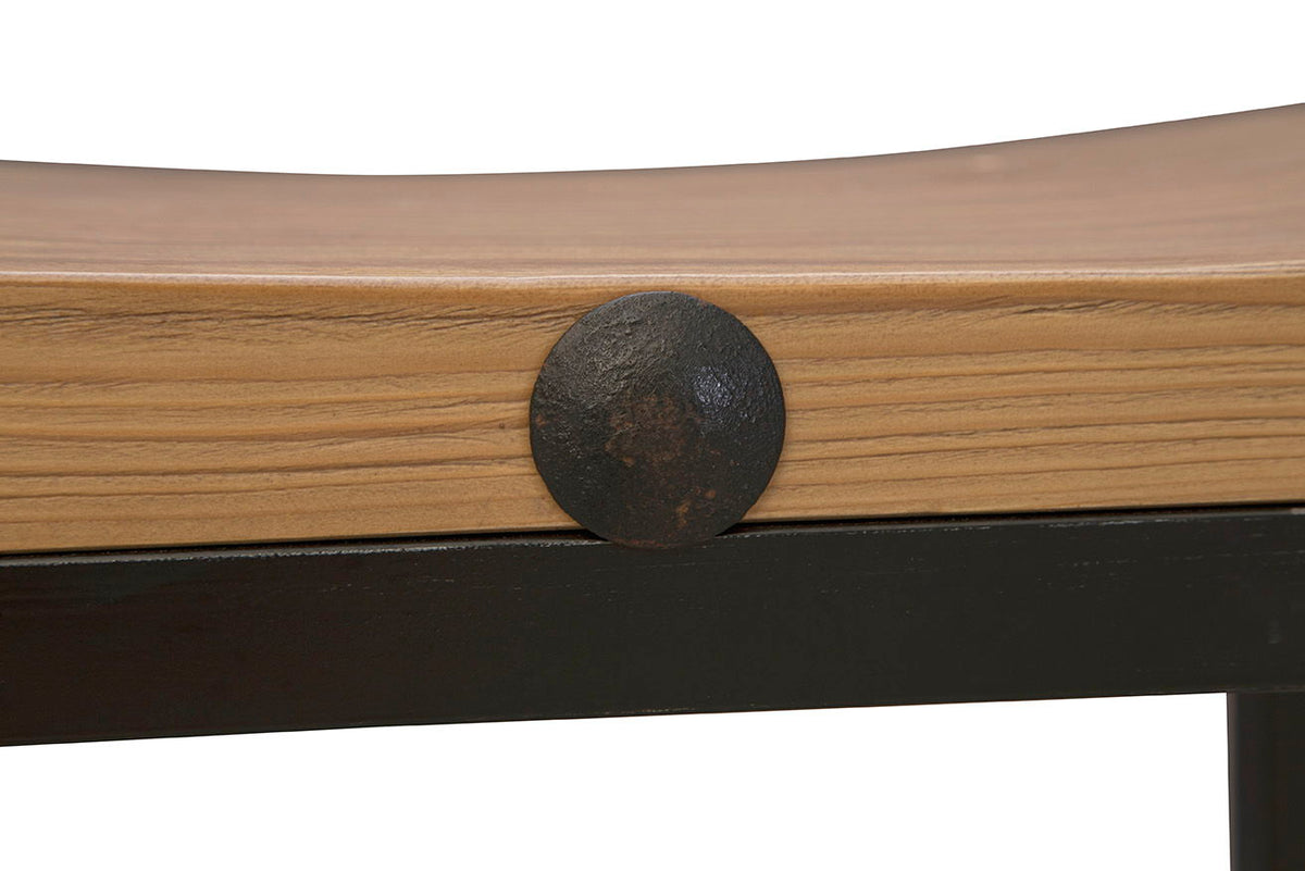 Old World - Counter Stool - Light Brown / Black