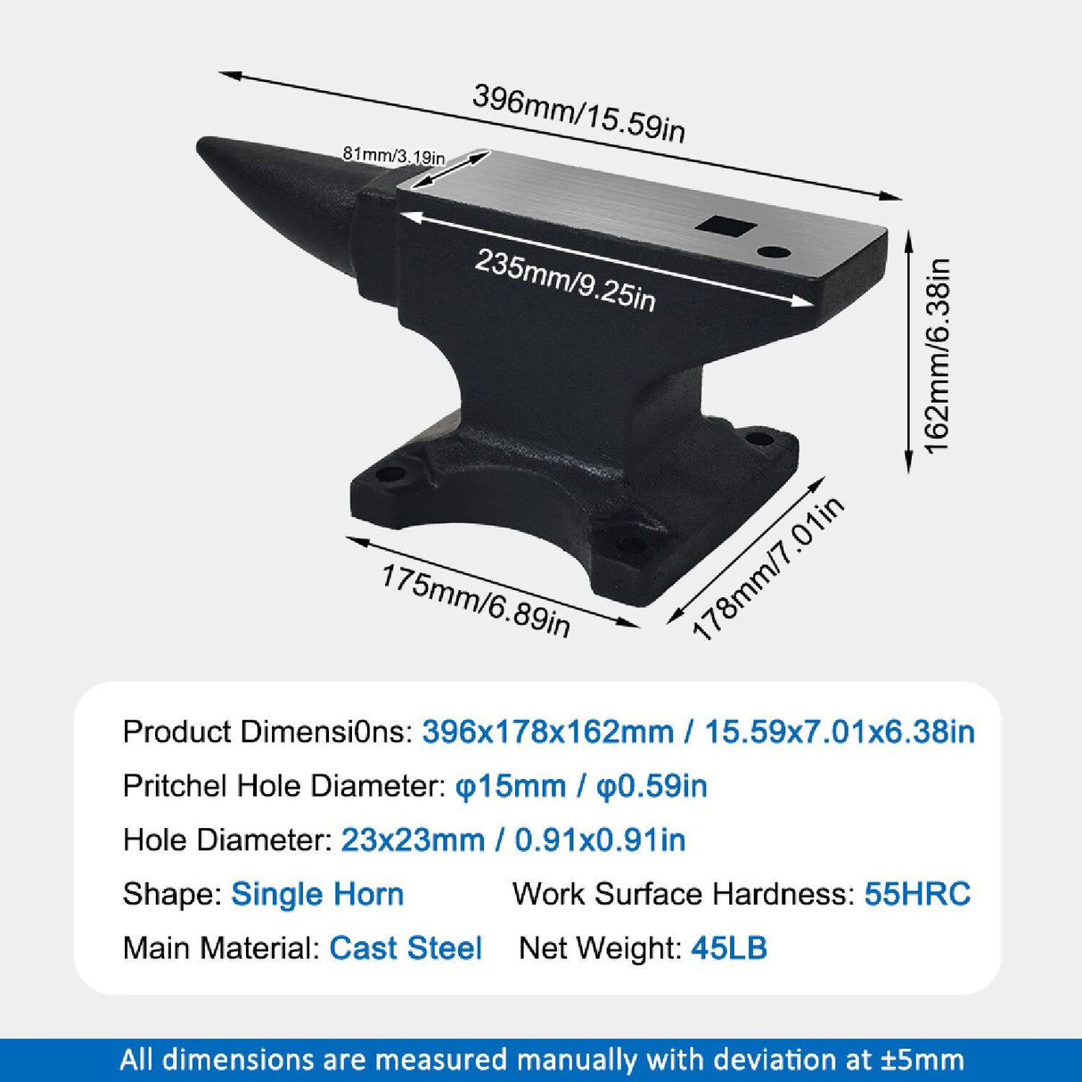 Cast Steel Anvil