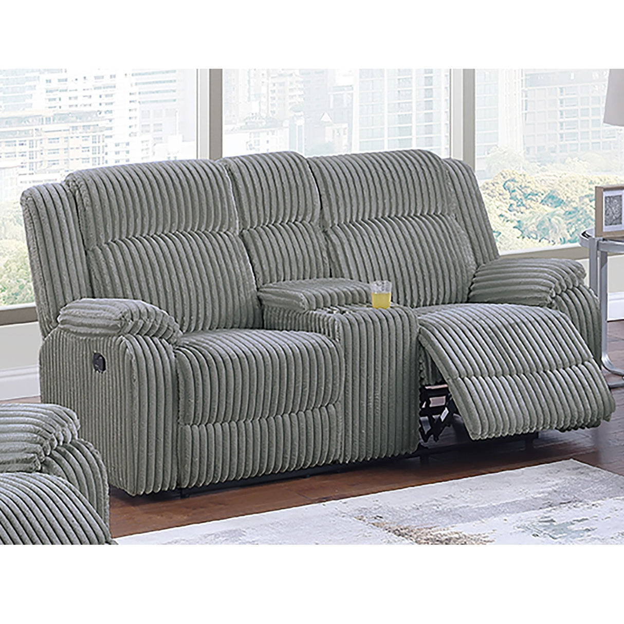 Motion Loveseat With Console