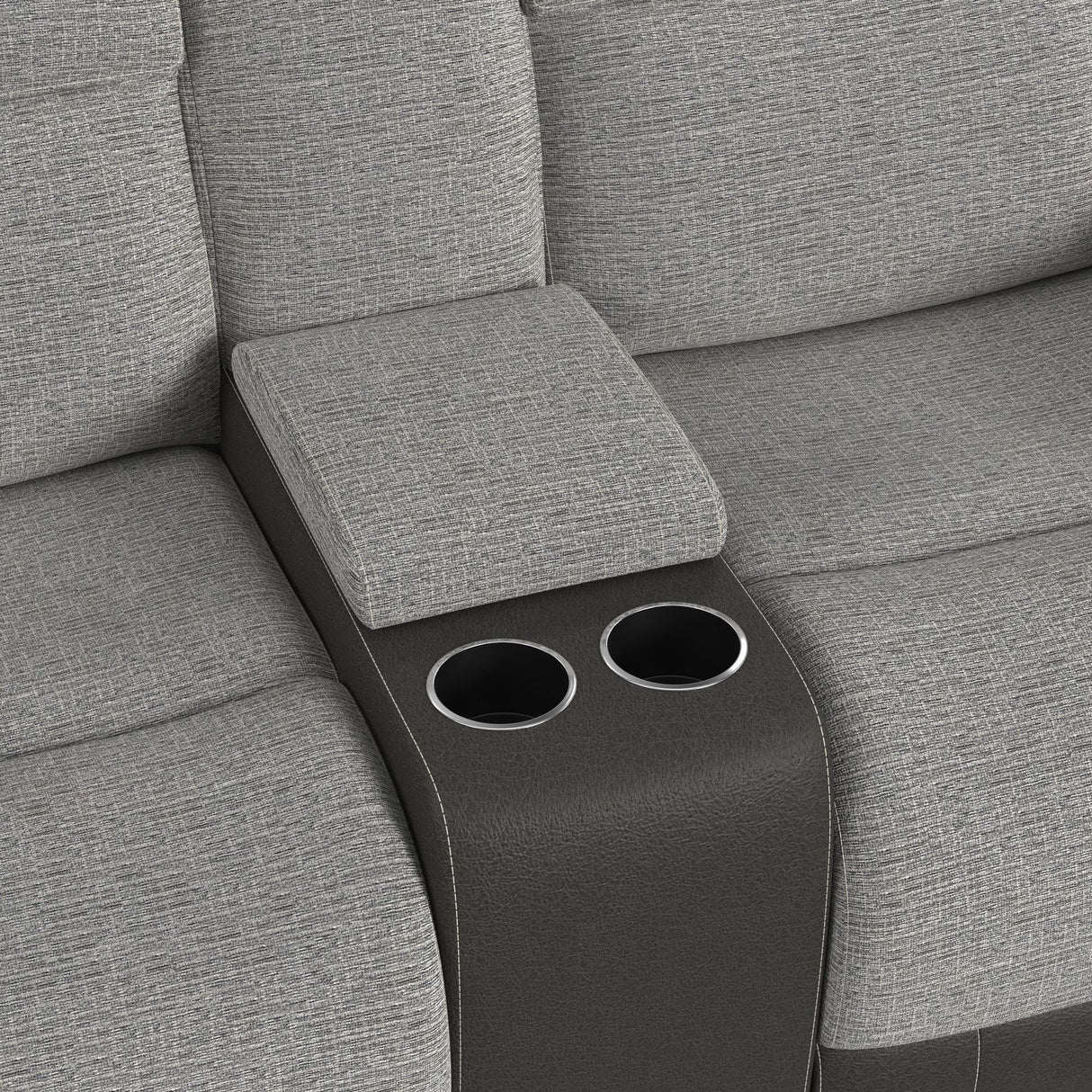Hornet - 3 Piece Motion Sectional Set With Console And 2 Recliners