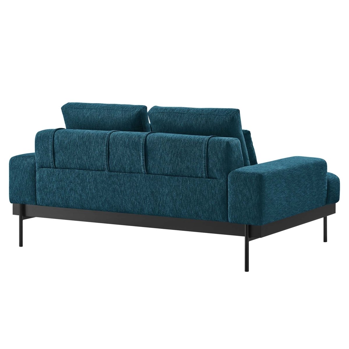 68 Inch Modern Upholstered Fabric Loveseat - Loveseats available at Alpine Outlets in Denver